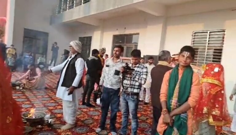 अलॉयन्स क्लब पलवल सिटी हार्ट द्वारा सात सर्वजातीय सामूहिक विवाह का किया भव्य आयोजन