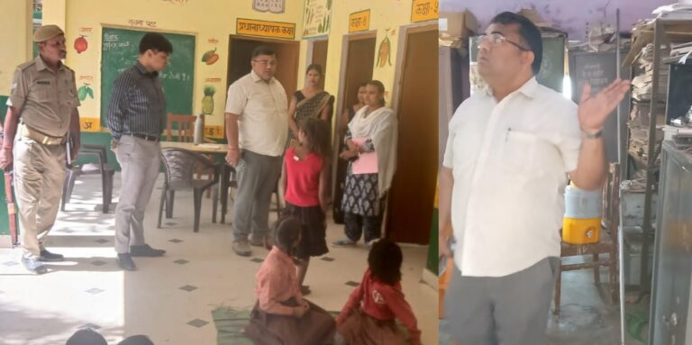 एसडीएम ने ईओ के साथ उच्च प्राथमिक विद्यालय बनीकोडर का किया निरीक्षण