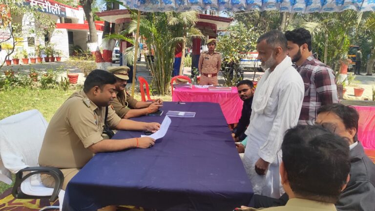 मसौली में सीओ की अध्यक्षता मे आयोजित थाना समाधान दिवस
