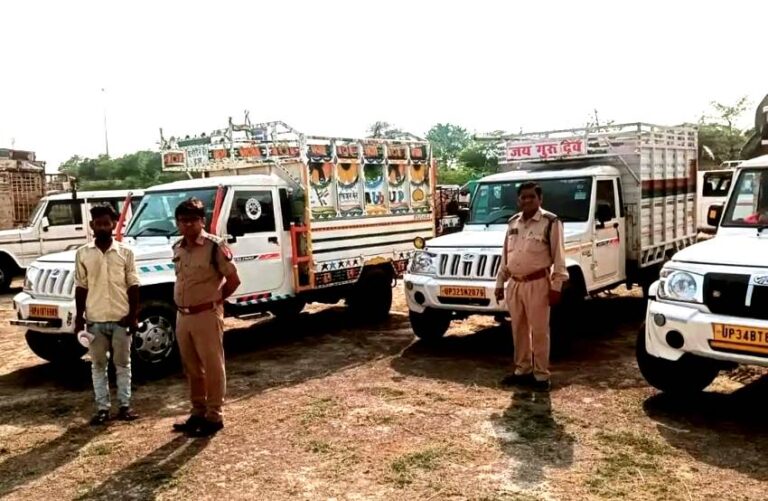 बिना रजिस्ट्रेशन चल रहे 10 ई रिक्शा और 7 ओवर लोड वाहन किए गए सीज
