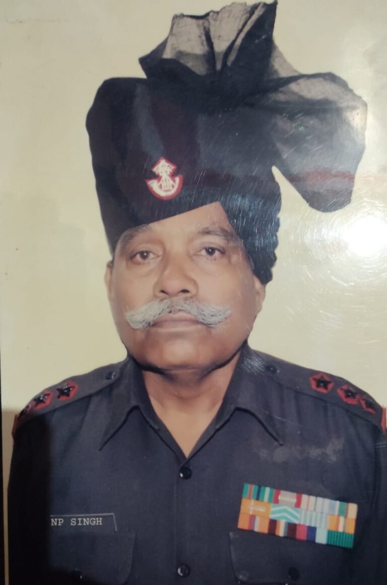 रिटायर्ड कैप्टन एनपी सिंह के निधन से समाज में दुःख की लहर